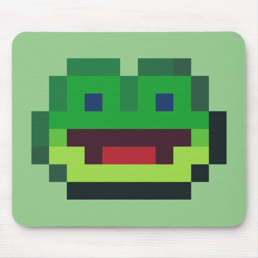 Tapis De Souris Pixel Art Frog Souris (Devant)