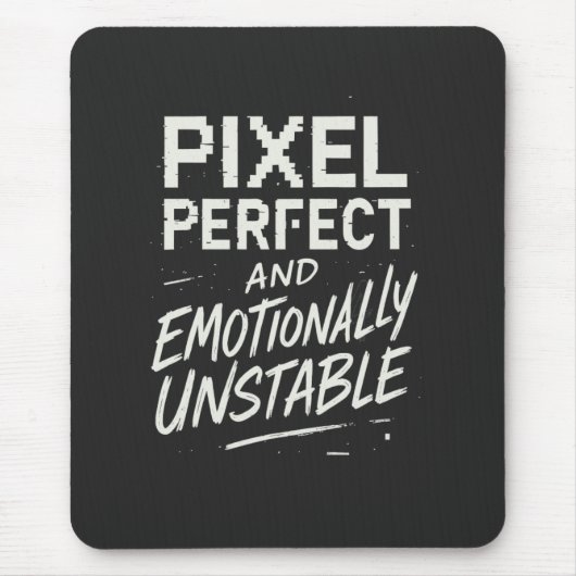Tapis De Souris Pixel parfait (Devant)