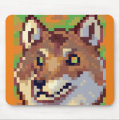 Tapis De Souris Pixelart de Wolf (Devant)