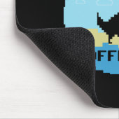 Tapis De Souris Pixelated Dinosaur Vacation Tech Enthusiasts Coder (Coin)