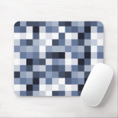 Tapis De Souris Pixels 060614 (01) - Bleu (Avec souris)