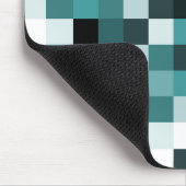 Tapis De Souris Pixels 060614 (01) - Vert bleu tonique (Coin)