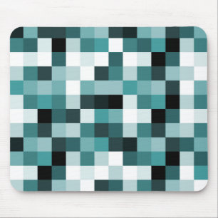 Tapis De Souris Pixels 060614 (01) - Vert bleu tonique