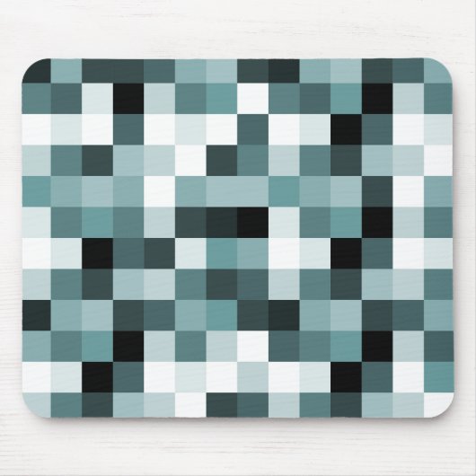 Tapis De Souris Pixels 060614 (01) - Vert bleu tonique (Devant)