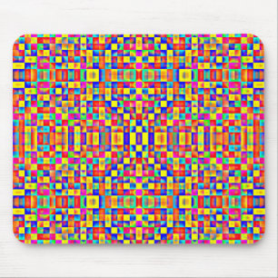 Tapis De Souris Pixels colorés