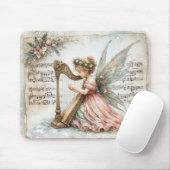 Tapis De Souris Pixie Fairy Jouer une harpe (Avec souris)