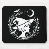 Tapis De Souris Pixie Witch Wiccan Magic sorcières Halloween (Devant)