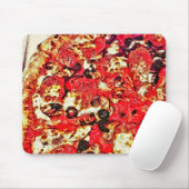 Tapis De Souris Pizza (Avec souris)