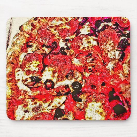 Tapis De Souris Pizza (Devant)