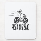 Tapis De Souris Pizza Blizzard Moke Courier (Devant)
