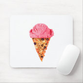 Tapis De Souris Pizza de glace (Avec souris)