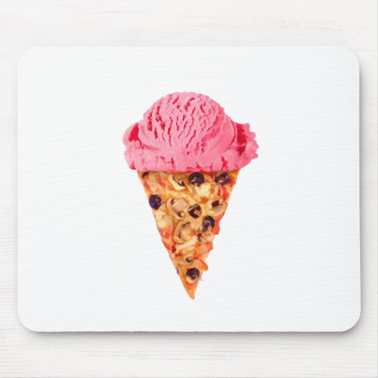 Tapis De Souris Pizza de glace (Devant)