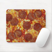 Tapis De Souris Pizza de pepperoni Mousepad (Avec souris)