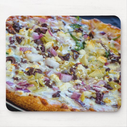 Tapis De Souris Pizza grecque (Devant)