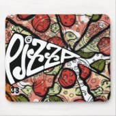 Tapis De Souris Pizza Pie (Devant)