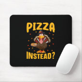Tapis De Souris Pizza Thanksgiving (Avec souris)