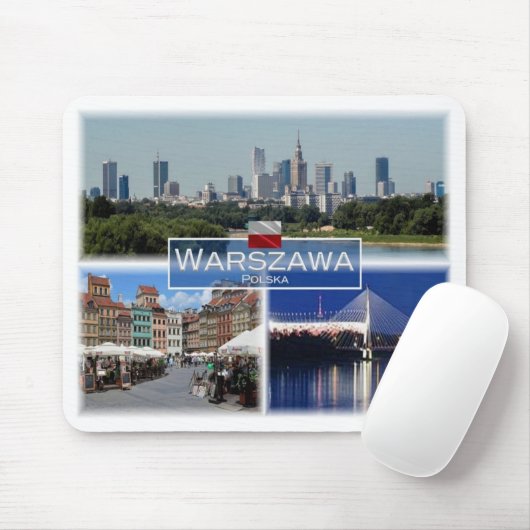 Tapis De Souris PL Pologne Polska - Varsovie Varsovie - (Avec souris)