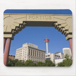 Tapis De Souris Place olympique et tour de Calgary, Alberta, Canad