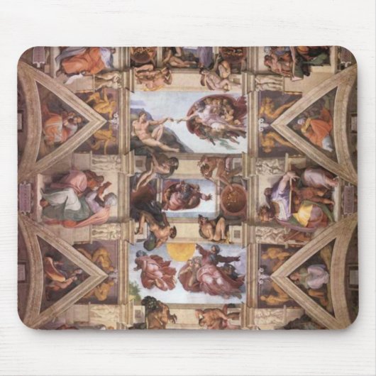 Tapis De Souris Plafond de chapelle de Sistine (Devant)