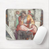 Tapis De Souris Plafond de chapelle de Sistine : Le prophète (Avec souris)