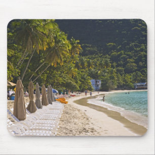 Tapis De Souris Plage à Cane Garden Bay, île de Tortola