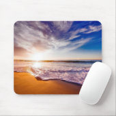 Tapis De Souris Plage à Sunset (Avec souris)