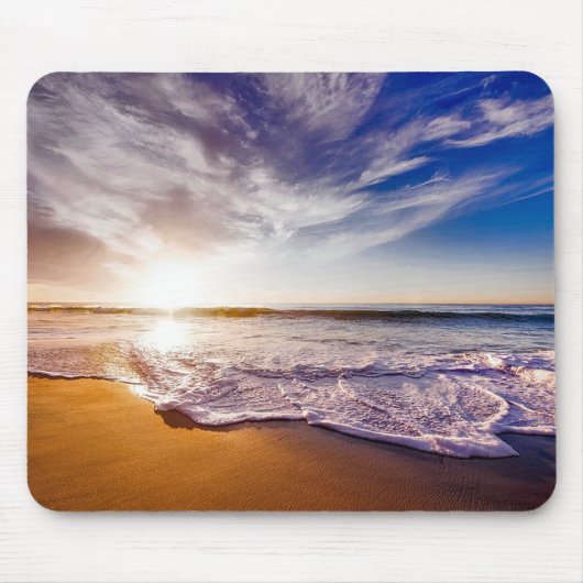 Tapis De Souris Plage à Sunset (Devant)