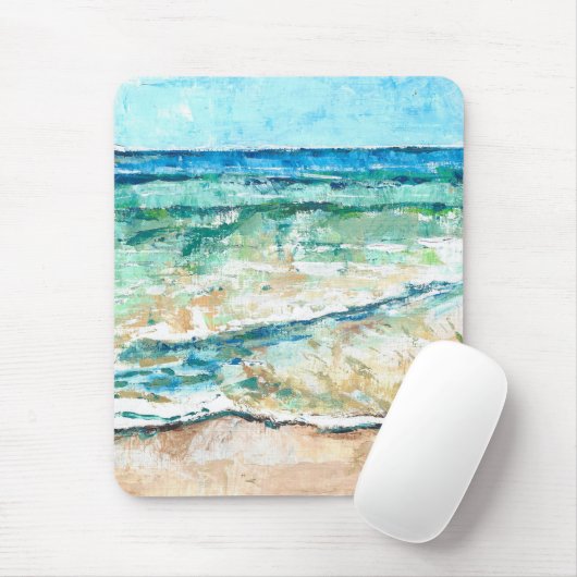 Tapis De Souris Plage Abstraite (Avec souris)