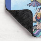 Tapis De Souris Plage Babe Souris (Coin)