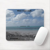 Tapis De Souris Plage bahamienne (Avec souris)