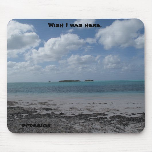 Tapis De Souris Plage bahamienne (Devant)