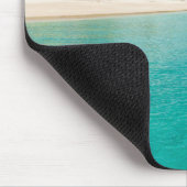Tapis De Souris Plage bordée de palmiers, Tonga (Coin)