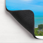 Tapis De Souris Plage calme avec cocotier (Coin)