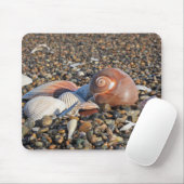 Tapis De Souris plage, coquillages, océan (Avec souris)
