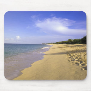 Tapis De Souris plage de Baie Longue Long Bay, St. Martin,