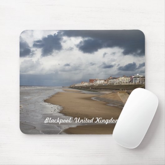 Tapis De Souris Plage de Blackpool (Avec souris)