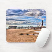Tapis De Souris Plage de Blackpool (Avec souris)