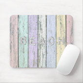 Tapis De Souris Plage de bois de flottage (Avec souris)