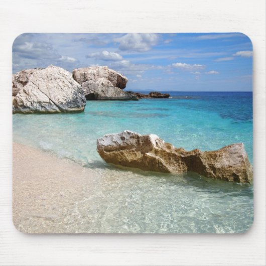 Tapis De Souris Plage de Cala Mariolu, mousepad de la Sardaigne (Devant)