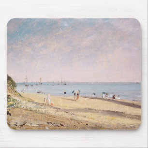 Tapis De Souris Plage de John Constable Brighton (huile sur la