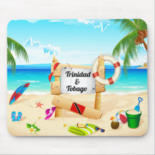 Tapis De Souris Plage de maracas du Trinidad-et-Tobago