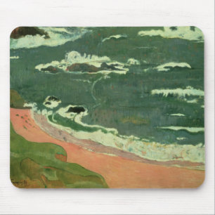 Tapis De Souris Plage de Paul Gauguin   chez Le Pouldu, 1889