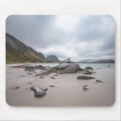 Tapis De Souris Plage de Ramberg à Lofoten (Devant)