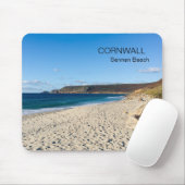 Tapis De Souris Plage de Sennen Cornwall Angleterre  (Avec souris)