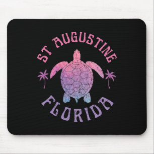 Tapis De Souris Plage de St Augustine Floride Tortue de mer Vacanc