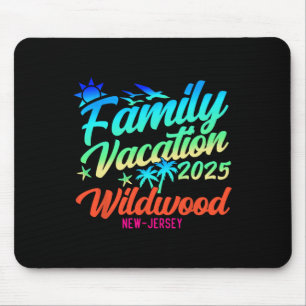 Tapis De Souris Plage de Wildwood New Jersey Vacances en famille a