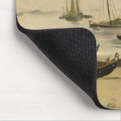 Tapis De Souris Plage d'Edouard Manet |, marée basse (Coin)