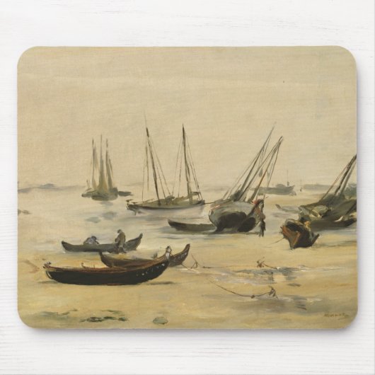 Tapis De Souris Plage d'Edouard Manet |, marée basse (Devant)