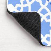 Tapis De Souris Plage d'été bleu carreaux marocains (Coin)