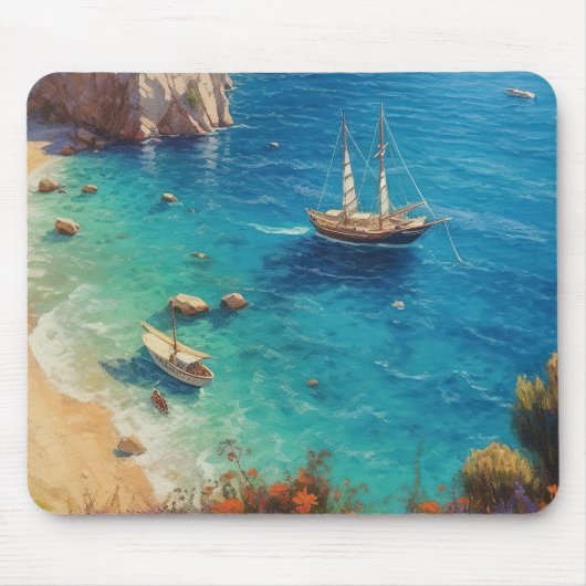 Tapis De Souris Plage en Grèce (Devant)